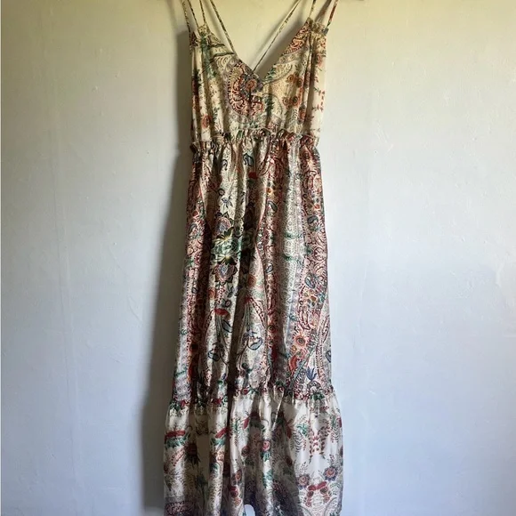 Cider | Dresses | Cider Midi Dress Cream With Boho Patternwomens Small Nwot  | Poshmark